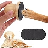 VZYUVY Dog Nail File Board, Nail Scratcher Board for Dogs with 4Pcs Replaceable Filing Disc, Suitable for Cat and Dog Nail Care