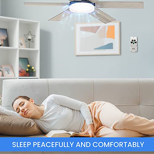 Breezly Ceiling Fan Remote Control Replacement For Hunter, Hampton Bay, Harbor Breeze, Kichler - Multi Function Controller With Speed Adjustment And Light Dimming - Wall Mount #TOP6