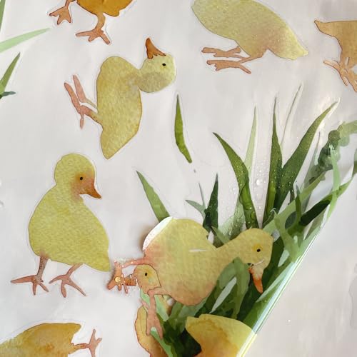 Vinilo Decorativo de Pato para Ventana 38x60 cm miniatura 4