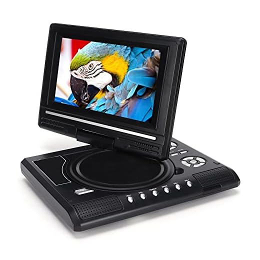 6,8 Tum/8,5 Tum Bärbar DVD -spelare med Stor HD LCD -skärm, 270 ° Svängbar Mobil DVD -spelare med Fjärrkontroll och Gamepad, Stöd för Analog TV -funktion, PAL, NTSC, Spel och FM -radio(6,8")