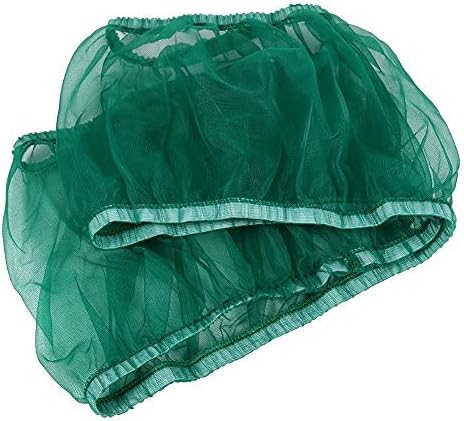 Image of Ventilated Nylon Bird Cage Cover,Bird Cage Seed Catcher Large Size Bird Cage Mesh Cover Protector for Round Square Cages (Green)