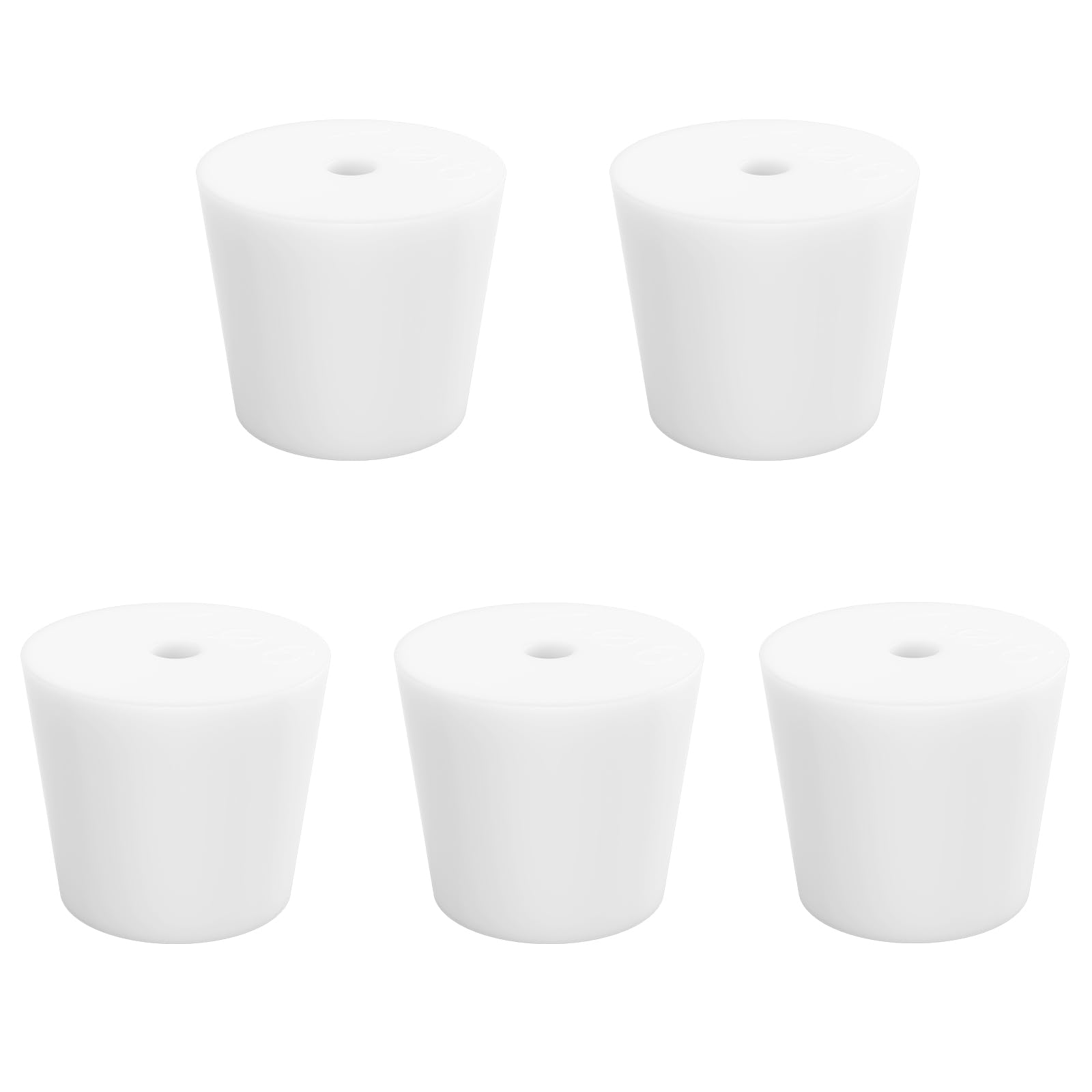 stonylab Silicone Stoppers, 5-Pack Standard 8# Natural Silicone Stoppers with 8 mm Aperture Single-Hole — Amazon image 23