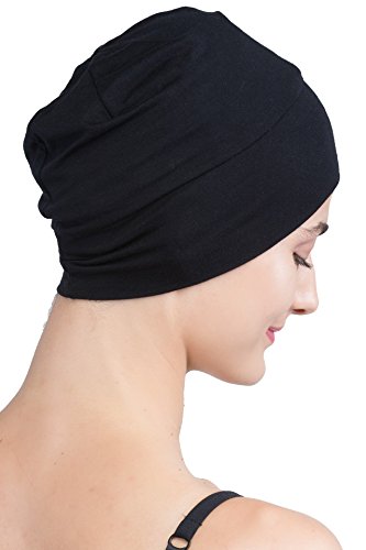 Deresina Breite Linie Chemo Schlafmütze (Schwarz) Cover