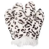 Tofficu Guantes de Peluche Cómodos y Cálidos Forma de Pata de Leopardo para Cosplay y Fiestas de Disfraces Fiestas de Disfraces