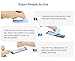 A ADWITS [ 6-Pack ] Thermal Conductive Silicone Pads, Soft Safe Simple to Apply for SSD CPU GPU LED IC Chipset Cooling -Blue