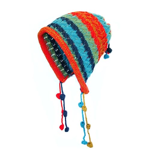 Women's Crochet Beanie Hat Slouchy Beanies Ear...
