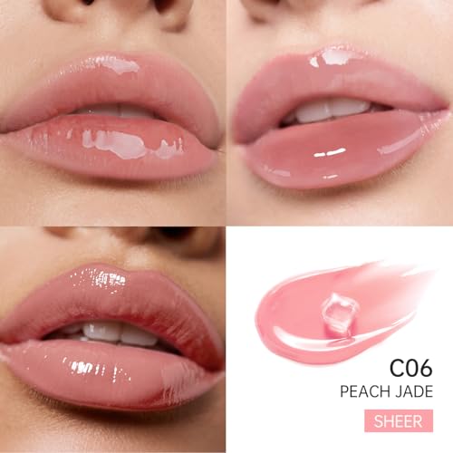 CATKIN Serum Plumping Lip Gloss, Hydrate & Volumize, Juicy Shine, 90% Nourishing Essence, Long Lasting and Non-Sticky, Soothing & Cooling Sensation lip plumper for A 3D Look, 3.5ml - Image 3
