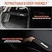 ZTGPMP Cargo Cover fit for Honda CRV 2023 2024 2025 2026, Retractable Rear Trunk Cover Shield Luggage Privacy with Hooks, CRV Accessories, Carbon Fiber Texture