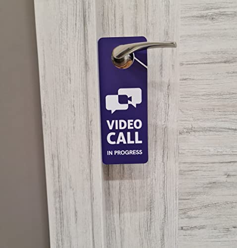 Panneaux de porte Call in Progress double face rigides avec lettrage blanc - 4