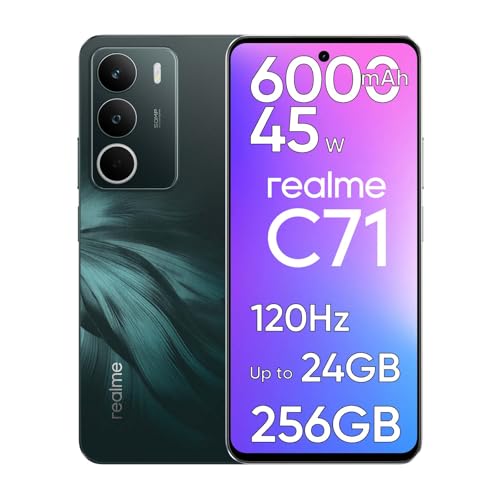 realme C71 Telefono Cellulare Sbloccato Display 120Hz, 8GB RAM 256GB