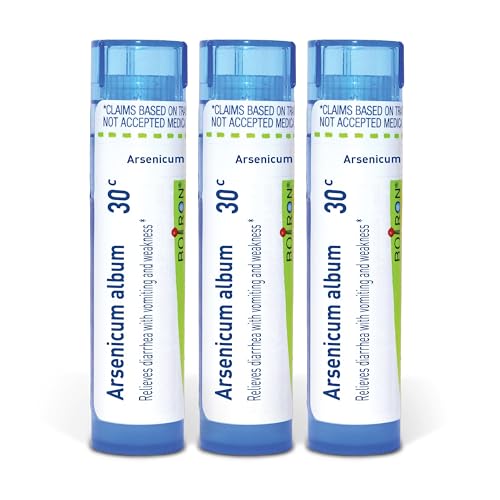 Boiron Arsenicum Album 30c Homeopathic Medicine for Food Poisoning - Pack of 3 (240 Pellets)