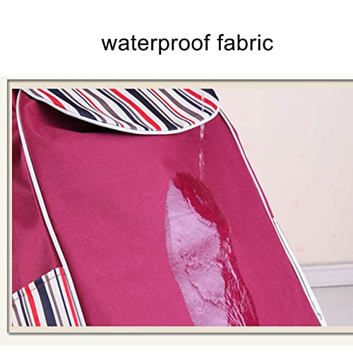 THEGA Oxford-Stoff tragbar wasserdicht Einkaufstrolley zum, 48 l Wiederverwendbare Ersatztasche zum Einkaufen Camping… – Bild 4