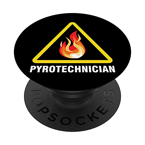 Pirotécnico Pyro Fuegos Artificiales Pirotécnico Petardo PopSockets PopGrip: Agarre intercambiable...
