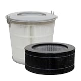 PUREBURG Replacement Filter Compatible with Aeris Aair Lite Air Purifier, H13 True HEPA and Activated Carbon Pre Filter, 2 Piece Pack