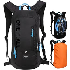 LOCAL LION Fahrradrucksack Skirucksack klein für Damen Herren 6L Ultraleicht wasserdicht zum Skifahren Radsport Camping