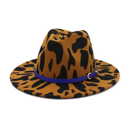 Chapeau Fedora élégant imprimé vache exprimez votre style