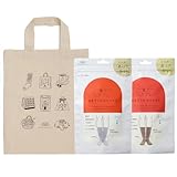 [オカモト] 靴下サプリ まるでこたつソックス レディース 2足セット あったか 冷え対策 冬 防寒 ルームソックス トート Ｍグレー×モカブラウン 942-971