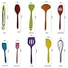 10 pcs Colorful Silicone Utensils Set, Heat-Resistant, Non-Stick, Safety Health, Silicone Baking Tool Sets For Kitchen #2