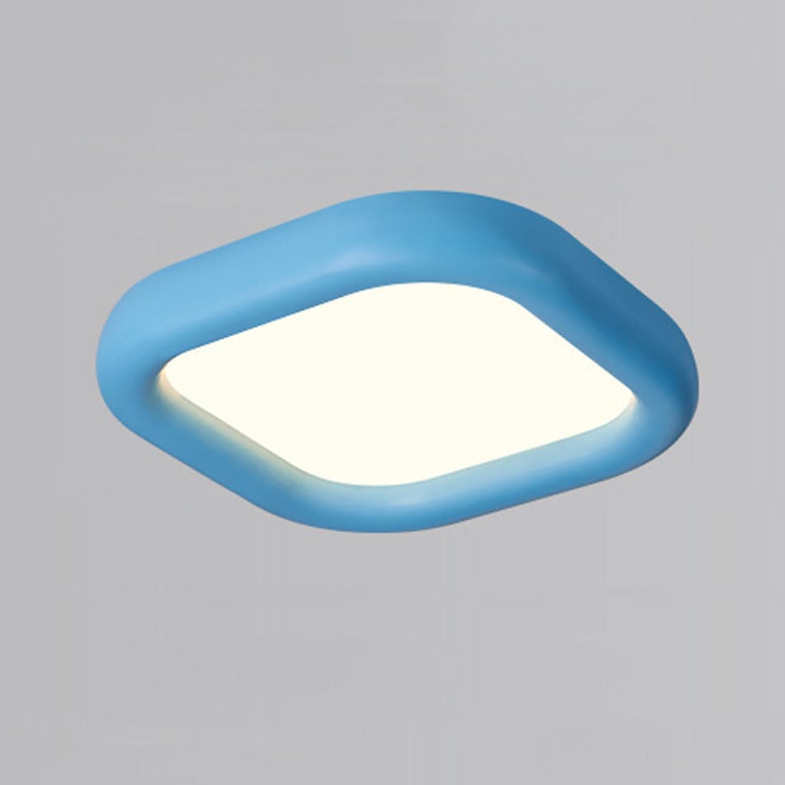 Plafonnier LED moderne style crème 50 cm pour éclairage de chambre et salon