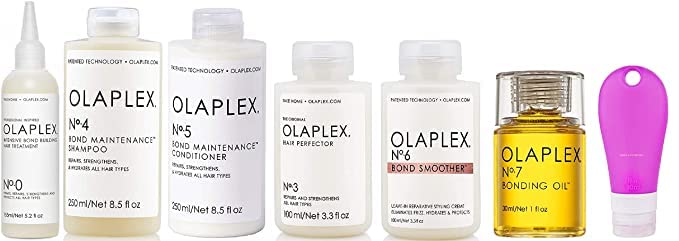 Bond Maintenance Shampoo & Conditioner & Bond Smoother & Hair Perfector & Hair Oil & Bond Building Treatment (No. 0 3 4 5 6 7) Includes Travel Bottle