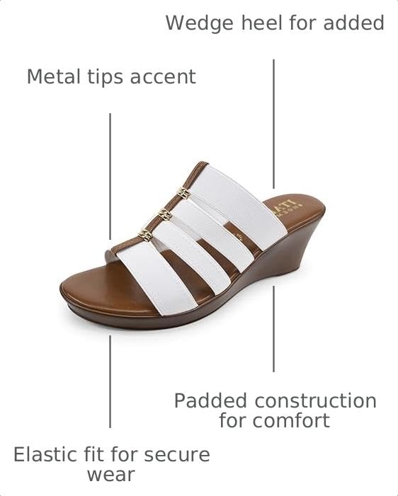 Image of ITALIAN Shoemakers Women's Clover Wedge Sandal | Party Sandals