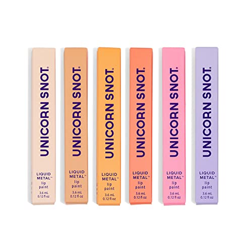 Unicorn Snot Liquid Metal Lip Paint | Intense Pigment, Non-Drying, Long-Lasting, Metallic Top Coat Lip Color | Gluten Free, Vegan & Cruelty-Free Waterproof Lip Makeup - Rust (Bright Copper) #TOP5