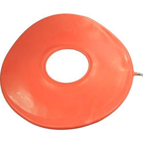 Luftkissen Sitzkringel Sitzring mit regulierbarem Druck 40 cm ROT
