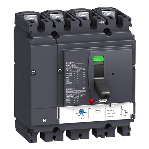 Disyuntor NSX100N TMD 25A interruptor automatico magnetotermico de 4 polos 4p3d