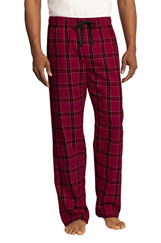 District Flannel Plaid Pant XS New Red