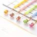 Max Corner Pendant Pens, Fruit Cute Gel Pen, Black Ink Roller Ball Point Pen 5 Pcs/set Stationary School Supplies Gift
