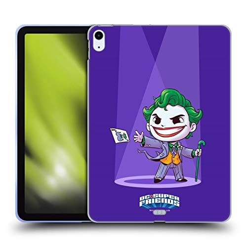 Head Case Designs Officially Licensed Super Friends DC Comics Joker Toddlers 2 Soft Gel Case Compatible with Apple iPad Air 2020 / 2022