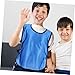 GRIRIW 6Pcs Football Training Vest Breathable Pinnies for Boys Lightweight Sports Waistcoat for Soccer Practice Comfortable Durable Team Jerseys