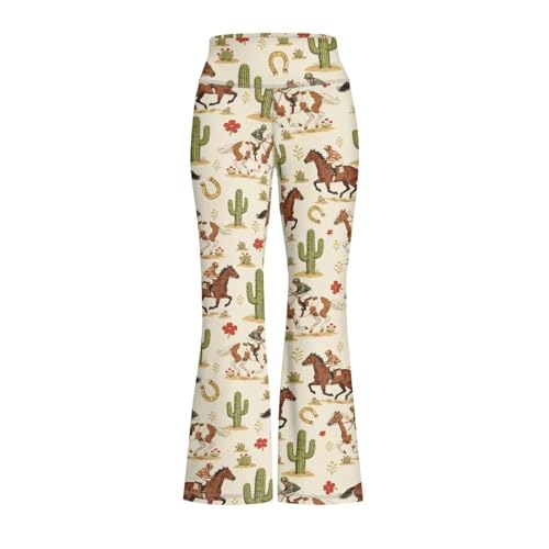 Image of Girls Flare Leggings Cute Bell Bottoms for Teen Girls Wide Leg Sweatpants for 5-14 T