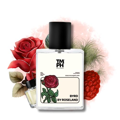 Image of TMPerfumehouse BYRD BY ROSELAND EDP for Men & Women | Floral, Powdery & Long Lasting Perfume Spray | Rose, Soft-spicy & Amber Fragrance | Luxury Gift for Him & Her | TMPH | 50ml