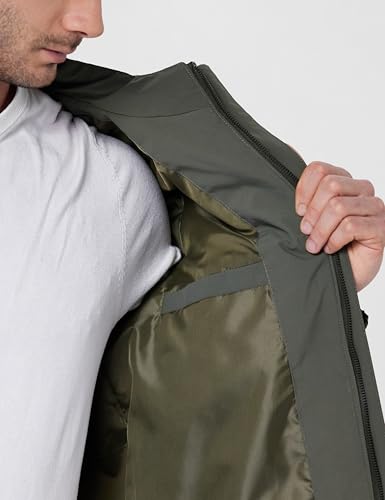 Image of Qube by Fort Collins Hooded Light Jacket for Men - Fashionable, Lightweight Jacket for Cool Days in Winter