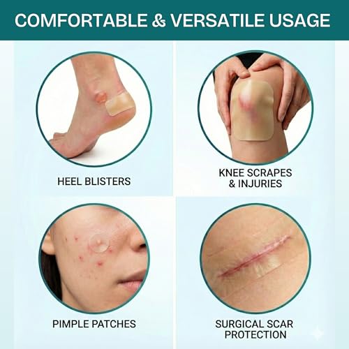 Image of Medical Grade Hydrocolloid Dressing Roll,Promoting natural healing, Cut-to-Fit, Water-Resistant, Breathable, Absorbs Fluid, 5cm x 16.4 Feet