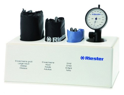Riester - R1 Aneroid Shock-Proof Sphygmomanometer with Set of 3 Cuffs - -