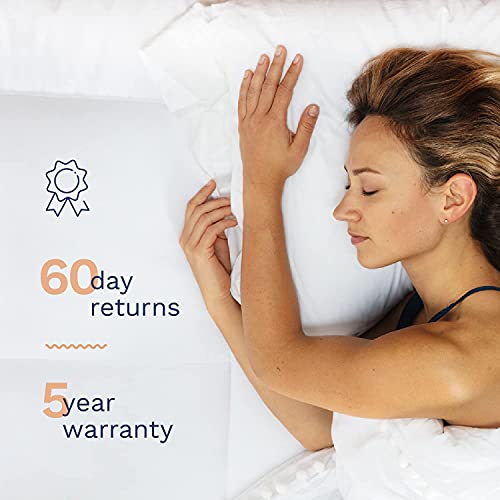 ViscoSoft 4 Inch Pillow Top Memory Foam Mattress Topper Twin XL - Extra Long - Made in USA - Serene Dual Layer Pad - Thumbnail 6
