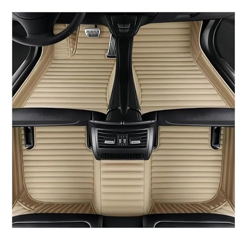 Tapis de sol voiture luxe cuir 3D : finie la moquette sale sur Jaguar XF