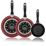 Versatilidad y practicidad: Aptas para todo tipo de cocinas, incluyendo el lavavajillas, estas sartenes son una opción versátil y práctica para cualquier hogar, adaptándose a tus necesidades culinarias y facilitando la limpieza posterior.