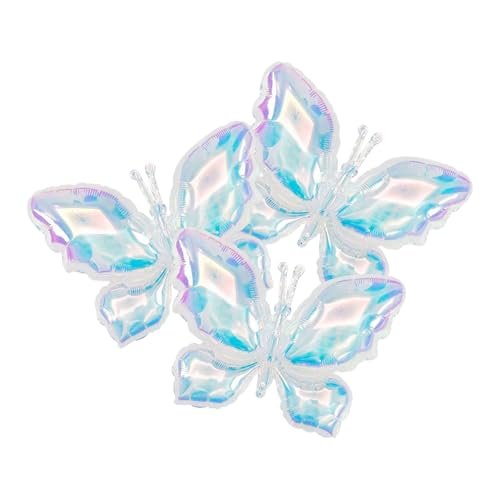 Image of PLAP Birthday Butterfly Party Balloons Party Decorate with Balloon Decorations (Transparency)