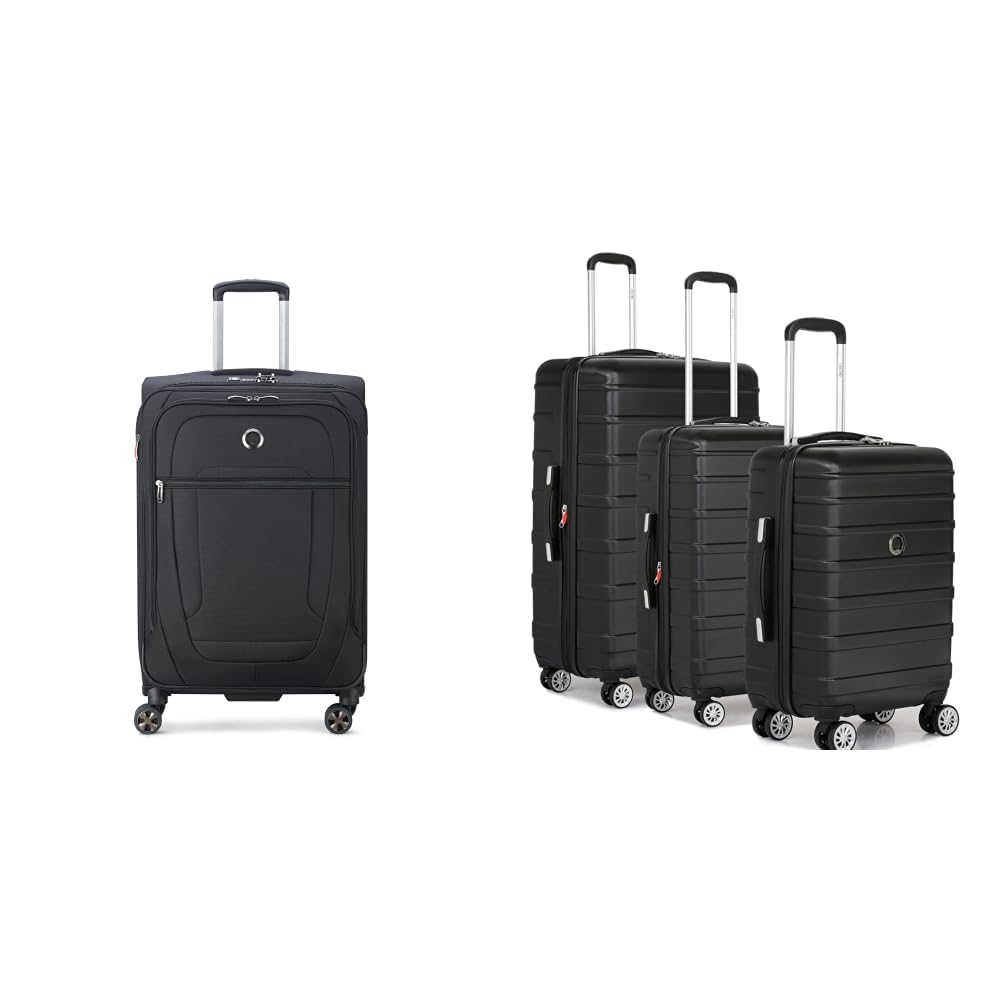 delsey paris Helium DLX 2.0 71 cms Check-in Soft-Sided 8 Wheels Spinner and Expandable + Margot Trolley Bags Set of 3 Cabin, Medium & Large Luggage Premium Hardside Polycarbonate Suitcase 8-picture-19