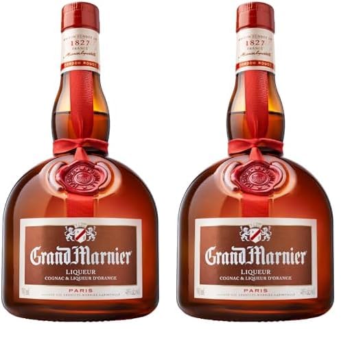 Grand Marnier Rouge Licor - 1 botella de 70 cl (Paquete de 2)