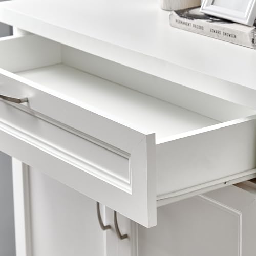 Image of Home Centre | Helios Alton 16 Pair Shoe Cabinets | Shoe Storage for Home | Engineered Wood | White | 1 Year Warranty