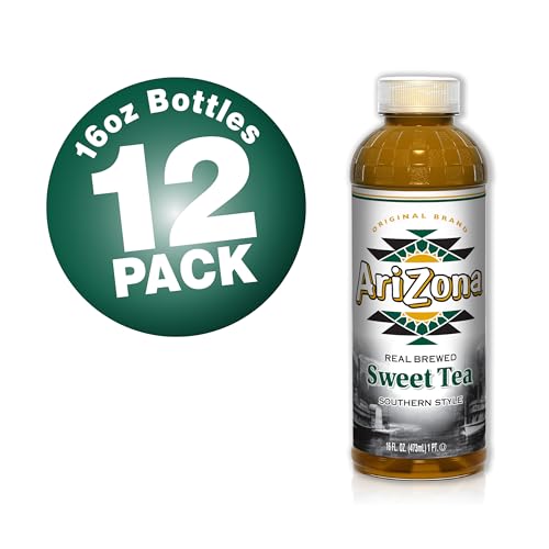 Arizona Premium Brewed Southern Style Sweet Tea, 16 Fl Oz (Pack of 12)