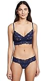 Cosabella womens Never Say Never Sweetie Bralette bras, Navy Blue, Large US