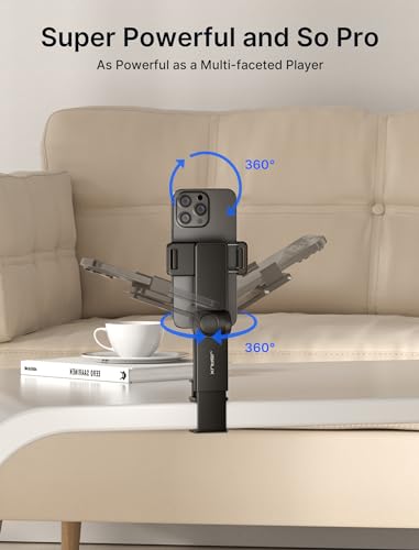 JSAUX Handyhalterung Flugzeug, Flugzeug Handyhalterung, 360 Drehbar Verstellbare Handy Halterung, Gadgets Handy Ständer, Nützliche Reise Gadgets Kompatibel mit iPhone,Küche,Büro