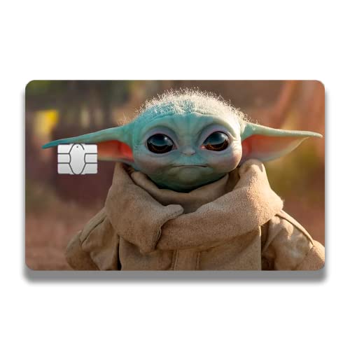 Película Adesiva Cartão Crédito e Débito, Baby Yoda, Ultra Resistente - LUPE World