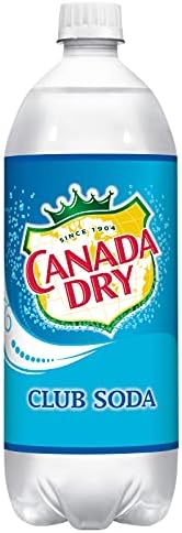 Canada Dry Club Soda, 1 Liter Bottle