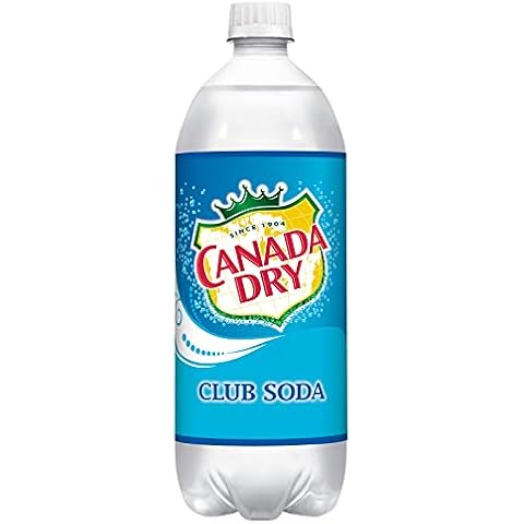 Canada Dry Club Soda, 1 Liter Bottle Cover